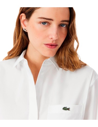 Lacoste - Camisa De Popelín Ajustable Oversized