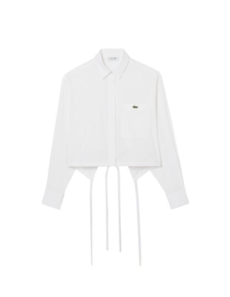 Lacoste - Camisa De Popelín Ajustable Oversized