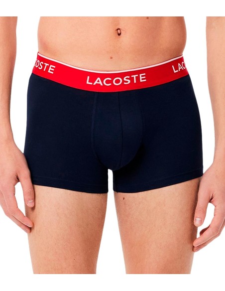 Lacoste - Bóxers Pack De 3 Con Logo