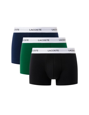 Lacoste - Bóxers Pack De 3 Con Logo