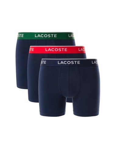 Lacoste - Bóxers Pack De 3 Con Logo