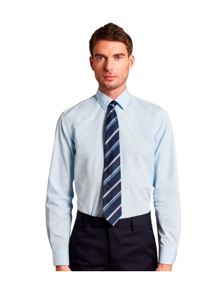 Paul Smith - Camisa Tailored-Fit Sky Blue 'Artist Stripe'