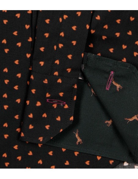 Paul Smith - Camisa Tailored-Fit 'Mini Hearts'