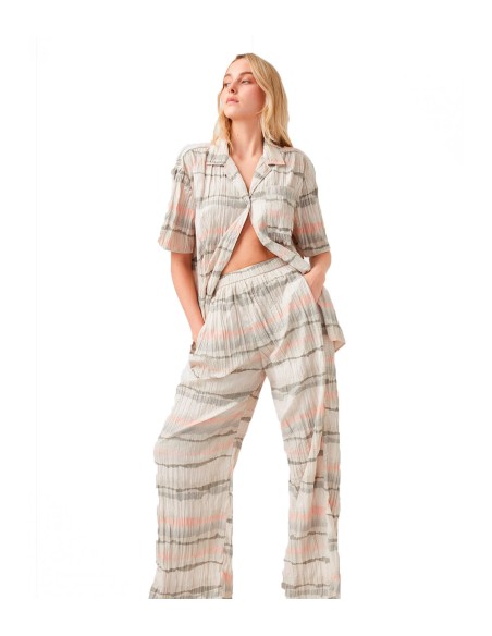 French Connection - Pantalón Mujer Beige