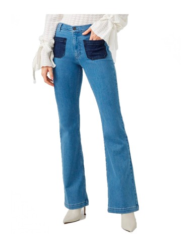 French Connection - Pantalón Mujer Azul