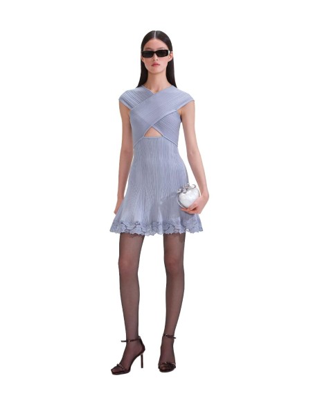 Self Portrait - Vestido de Punto con Encaje