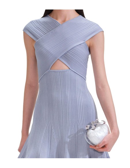 Self Portrait - Vestido de Punto con Encaje