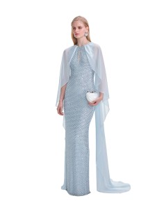 Self-Portrait - Vestido Larco con Capa