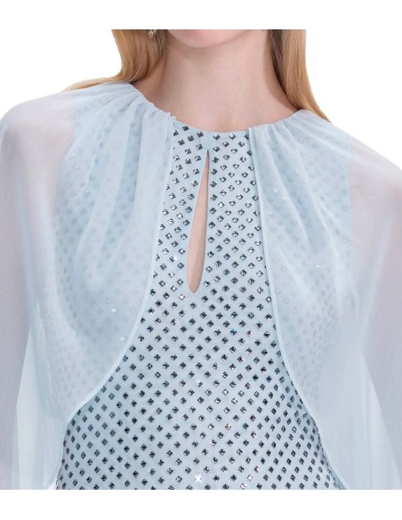 Self-Portrait - Vestido Larco con Capa