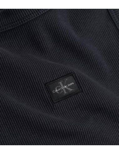 Calvin Klein - Camiseta Washed Woven Label Rib