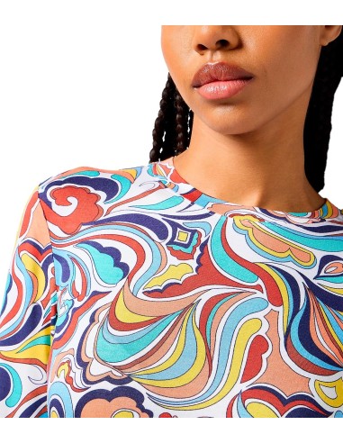 Wrangler - Camisetas Ls Slim Tee Latigo Print