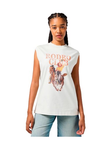 Wrangler - Camisetas Muscle Tank Vintage White