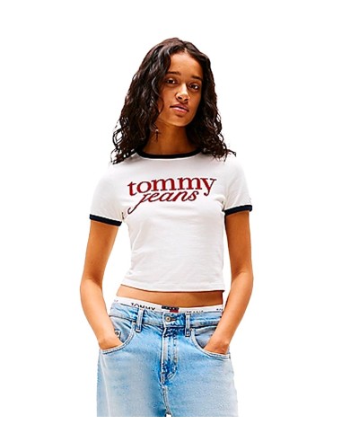 Tommy Jeans - Camiseta Ringer Con Logo