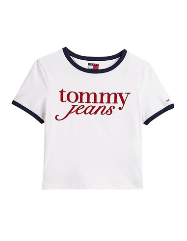 Tommy Jeans - Camiseta Ringer Con Logo