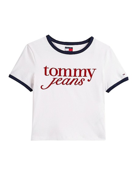 Tommy Jeans - Camiseta Ringer Con Logo