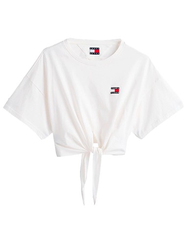 Tommy Jeans - Camiseta Anudada Con Logo