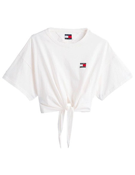 Tommy Jeans - Camiseta Anudada Con Logo