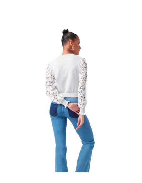 French Connection - Camiseta Mujer Blanca