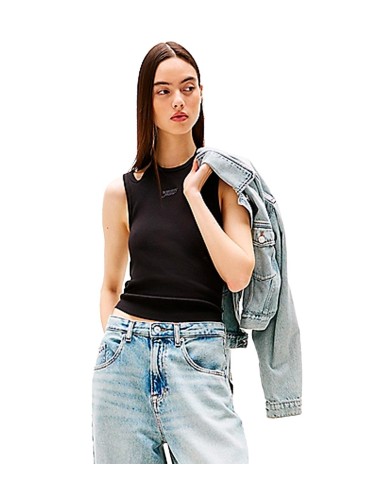 Tommy Jeans - Camiseta Sin Mangas Con Cuello Halter