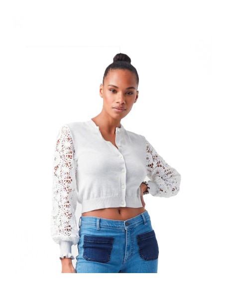 French Connection - Camiseta Mujer Blanca