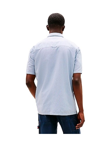 Tommy Jeans - Camisa A Rayas Con Logo