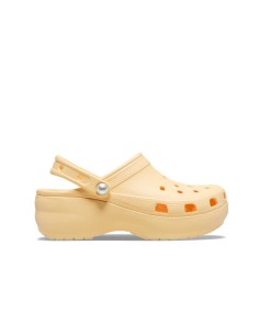 Crocs - Zuecos Classic Platform Pearl Clog