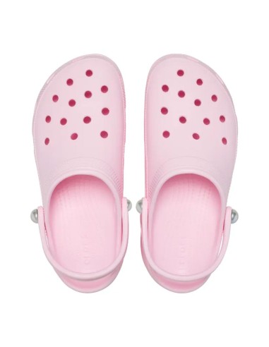 Crocs - Zuecos Classic Platform Pearl Clog