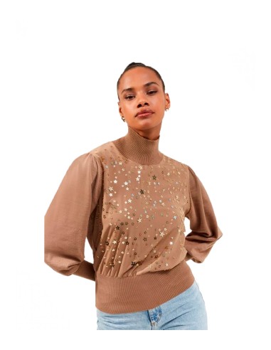 French Connection - Jersey Mujer Marrón