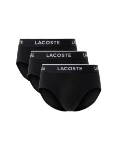 Lacoste - Calzoncillos De Slips Pack De 3 Con Logotipo
