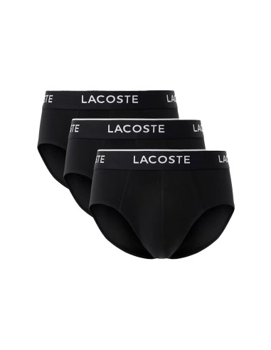 Lacoste - Calzoncillos De Slips Pack De 3 Con Logotipo