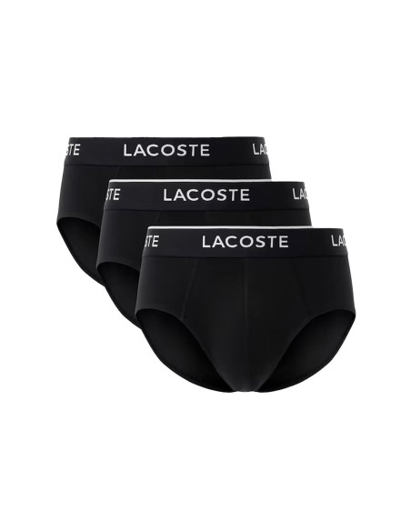 Lacoste - Calzoncillos De Slips Pack De 3 Con Logotipo