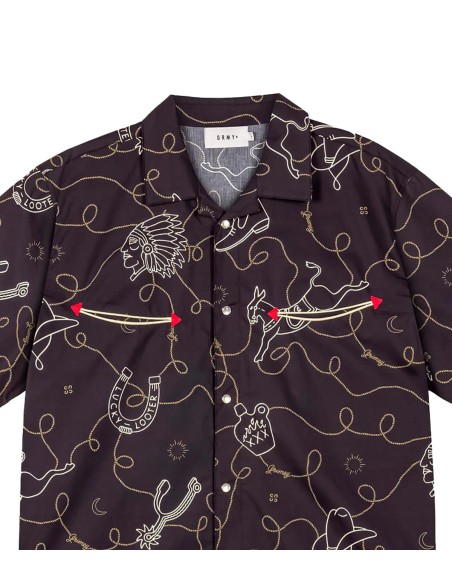 Grimey - Camisetas Lone Hand Button Up Shirt