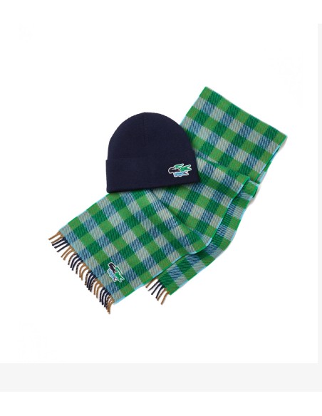 Lacoste - Bufanda/Gorro Hombre Multicolor - Pack