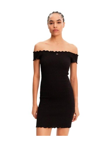 Tommy Jeans - Vestido Ajustado con Escote Halter