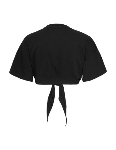 Tommy Jeans - Camiseta Crop con Lazo
