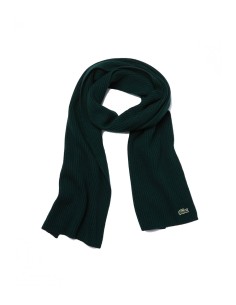 Lacoste - Pañuelo Hombre Verde - Lana Acanalada