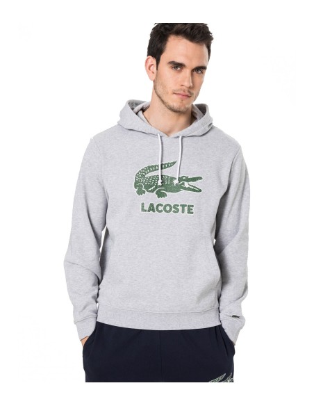 Lacoste - Sudadera Hombre Gris - Logo