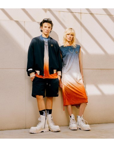 Mod Wave Movement - Chaqueta Bomber Reversible Dégradé