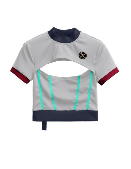 Mod Wave Movement - Crop-Top Technical