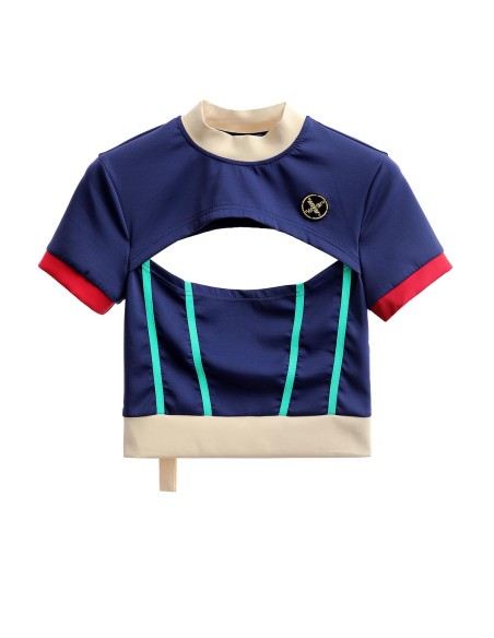 Mod Wave Movement - Crop-Top Technical