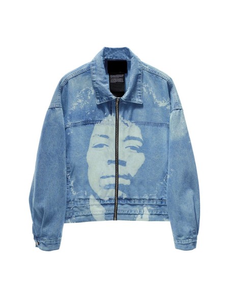 Mod Wave Movement - Chaqueta Denim Print