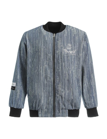 Mod Wave Movement - Chaqueta Bomber Denim Reversible