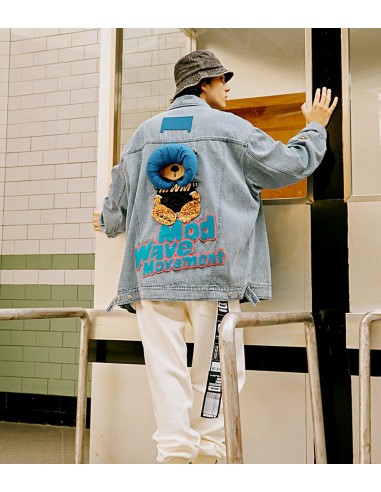 Mod Wave Movement - Chaqueta Teddy Denim
