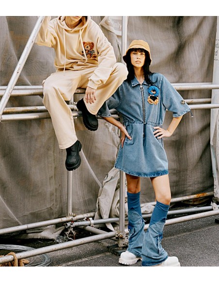 Mod Wave Movement - Vestido MWM Mike Teddy Zip Dress