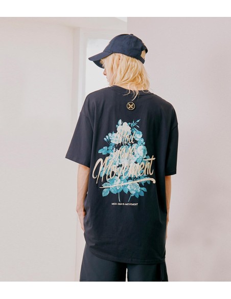 Mod Wave Movement - Camiseta 4 Logo Floral