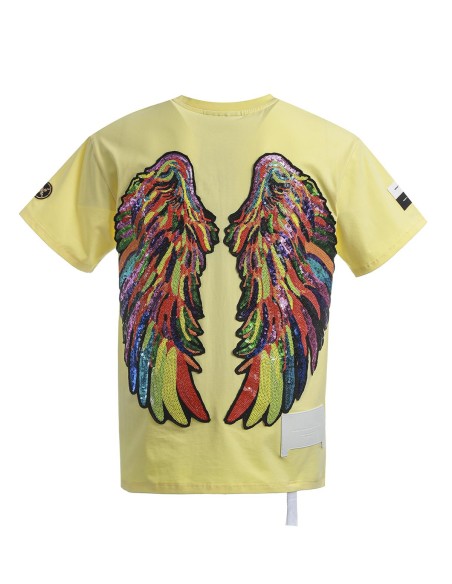 Mod Wave Movement - Camiseta Rose & Wings