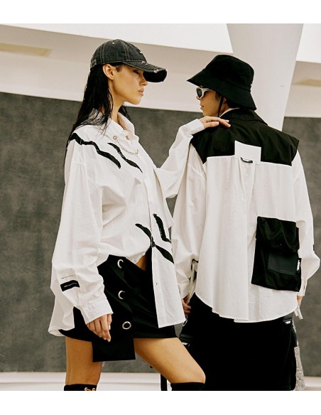 Mod Wave Movement - Camisa Double Design