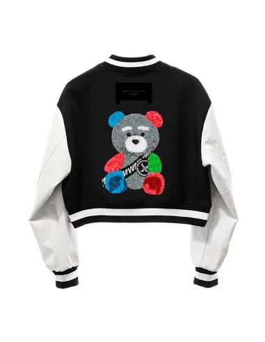 Mod Wave Movement - Chaqueta Bomber Cropped Teddy Capsule