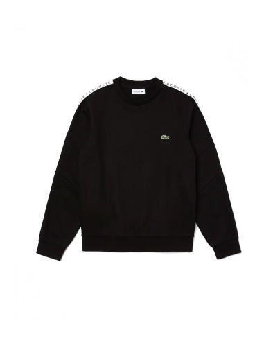 Lacoste - Sudadera Hombre Negra - Colorblock