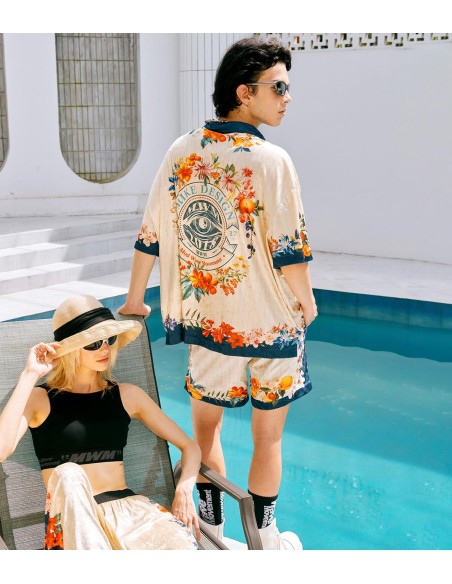 Mod Wave Movement - Camisa Floral S/S